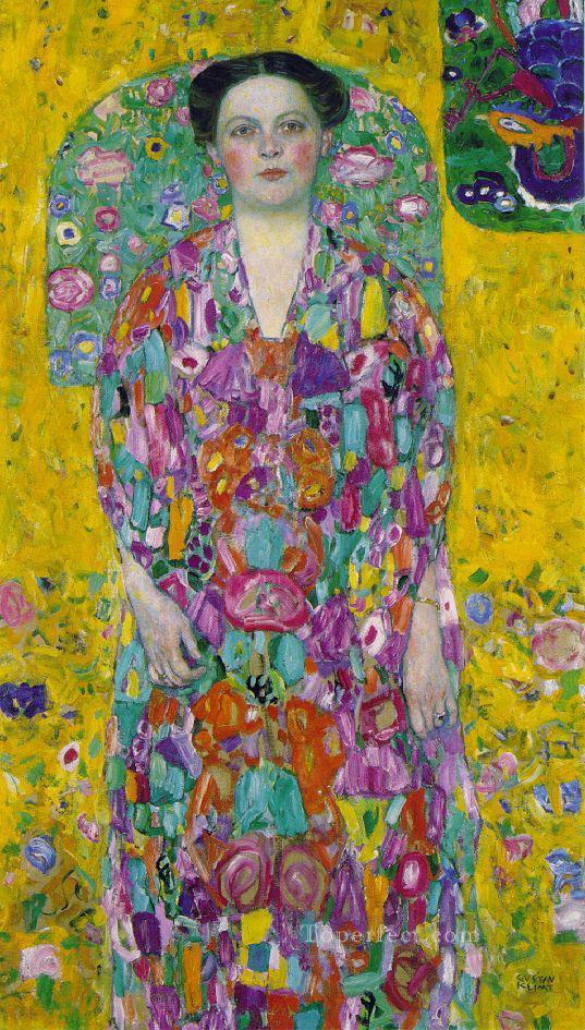 Portrait Of Eugenia Primavesi Gustav Klimt Oil Paintings